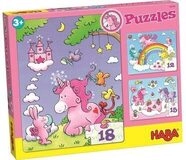 HABA 300299 Puzzles Einhorn Glitzergl&uuml;ck