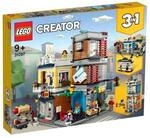 LEGO&reg; Creator 31097 Stadthaus mit Zoohandlung & Caf&eacute;