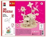Marabu KiDS 3D Holzpuzzle Feenhaus, 43 Teile, ca. 21 x 23 cm