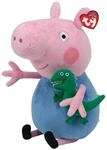 Ty Beanie Babies George mit kleinem Dinosaurier, 25cm