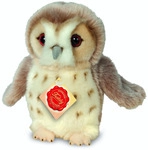 HERMANN TEDDY 94154 Eule beige 20 cm