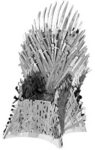FASCINATIONS 502980 Metal Earth: Premium Series Game of Thrones: Iron Throne