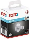 tesa Smooz selbstklebernder Handtuchhaken verchromt rundes Design 37mm