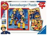 RAVENSBURGER 05077 Ravensburger Kinderpuzzle - Feuerwehrmann Sam, Unser Held Sam