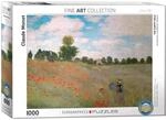 Eurographics Puzzle 1000 Mohnfeld von Claude Monet