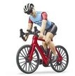 BRUDER 63110 bworld Rennrad mit Radfahrer