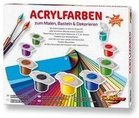 SCHIPPER 605190741 MNZ - Malen nach Zahlen Acrylfarben zum Malen, Basteln und