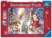 RAVENSBURGER 12937 Kinderpuzzle Waldweihnacht