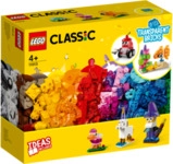 LEGO&reg; Classic 11013 Kreativ-Bauset mit durchsichtigen Steinen
