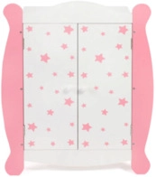 CHIC 2000 519 88 Puppen-Kleiderschrank Stars Pink
