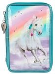 Depesche Miss Melody 3-Fach Federtasche Rainbow