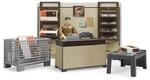 BRUDER&reg; 62250 bworld UPS Paketshop mit Figur