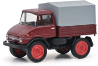 SCHUCO 452660900 1:87 Unimog U406 rot
