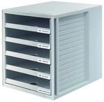 HAN Schrank-Set, 5 offene Sch&uuml;be, f&uuml;r C4 lichtgrau