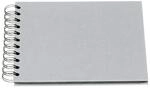 R&ouml;ssler Wire-O Fotoalbum S.O.H.O., 195 x 145 mm, 40 Seiten, Stone