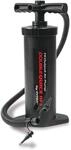 Intex Double Quick 3 S Hand Luftpumpe mit 3 D&uuml;senaufs&auml;tzen, 37 cm