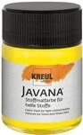 KREUL 91928 Javana Stoffmalfarbe f&uuml;r helle Stoffe Leuchtgelb 50 ml