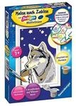 Ravensburger 28773 CreArt, Malen nach Zahlen Kinder - Wolfsportrait