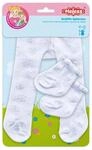 HELESS 478 Puppen-Strumpfhose mit S&ouml;ckchen Eiskristalle, Gr. 35-45 cm