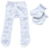 HELESS 4781 Puppen-Strumpfhose mit S&ouml;ckchen "Eiskristalle", Gr. 28-35 cm