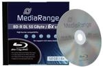 MediaRange Bluray BD-R 50GB Jewelcase, 1 St&uuml;ck