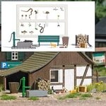 BUSCH 7921 H0 Action-Set: Spielende Katzen