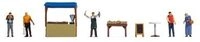 NOCH 16228 H0 Figuren-Themenwelt &bdquo;Fischstand"