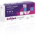 satino prestige Toilettenpapier Supersoft, 4-lagig mit 8 Rollen je 150 Blatt