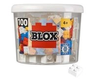 SIMBA 104114113 Blox 100 wei&szlig;e 4er Steine in Dose