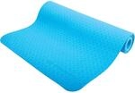 Schildkr&ouml;t Yogamatte blau, 4 mm, 183 x 61 x 0,4 cm