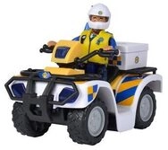 SIMBA 109251093 Feuerwehrmann Sam Polizei Quad mit Figur