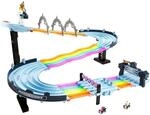 Hot Wheels Mario Kart Regenbogen Rennstrecke, inkl. 2 Spielzeugautos