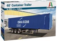 ITALERI 510003951 1:24 Container Auflieger 40Ft