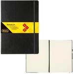 Idena Notizbuch DIN A4 80g/m&sup2; liniert schwarz 192 Seiten