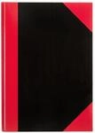 Idena Kladde kariert 96 Blatt 70g/m&sup2; schwarz/rot 140x204mm