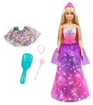 MATTEL GTF92 Barbie Dreamtopia 2-in-1 Prinzessin & Meerjungfrau Puppe,...