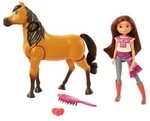 MATTEL GXF95 Spirit Reitabenteuer Set mit laufendem Spirit Pferd & Lucky Puppe