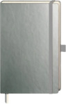 BRUNNEN 105554892 Notizbuch Kompagnon Metallic 12,5 x 19,5 cm dotted anthrazit