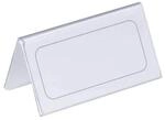 Durable 805119 Tischnamensschild, Einsteckschilder 52-104?x?100?mm, transparent
