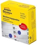 Avery Zweckform 3853 Markierungspunkte &Oslash; 10 mm, 1 Rolle/800 Etiketten, blau