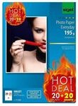 Sigel InkJet Fotopapier Hot Deal Everyday hochgl&auml;nzend A4, 195g/m&sup2;, 45 Blatt