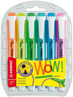 STABILO 275/6-3 Textmarker - STABILO swing cool - 6er Pack - mit 6 verschiedenen