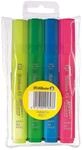 Pelikan Neon Textmarker Etui mit 4 Farben in Gelb, Gr&uuml;n, Pink, Blau