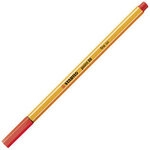 STABILO 88/48 Fineliner - STABILO point 88 - Einzelstift - hellrot