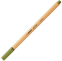 STABILO 88/37 Fineliner - STABILO point 88 - Einzelstift - schlammgr&uuml;n