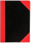 Idena Notizbuch Kladde kariert 96 Blatt schwarz rot 68 x 97 mm