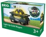 BRIO 63389600 BRIO World - Goldwaggon mit Licht