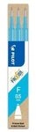 PILOT PEN 2276010F FriXion Ball 0.5 Mine hellblau 3er Set Tintenrollerminen