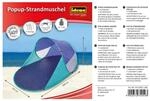 Idena Popup-Strandmuschel UV40+ blau/t&uuml;rkis 200x120x90cm