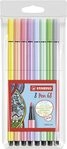 STABILO 68/8-01 Premium-Filzstift - STABILO Pen 68 - 8er Pack - Pastellfarben